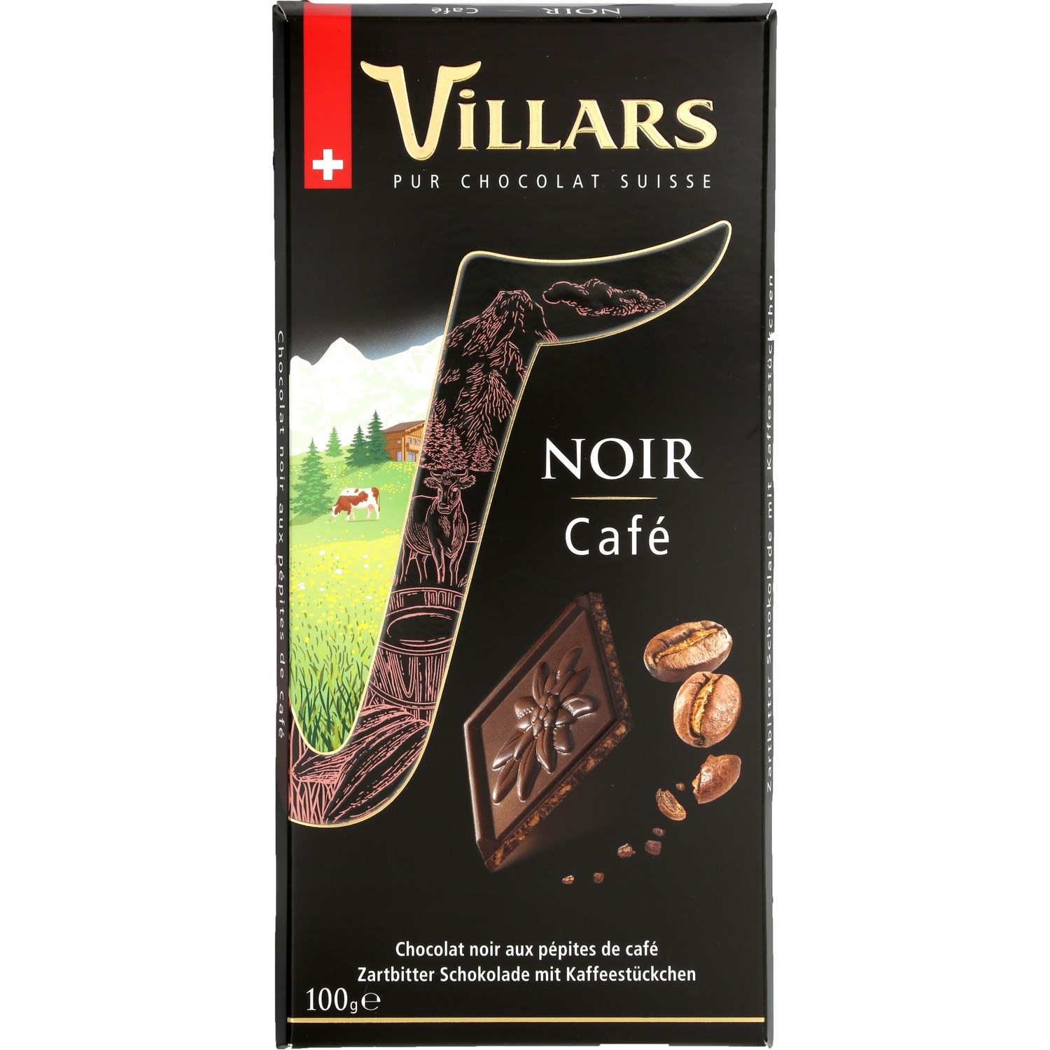 Pur chocolat Suisse Noir/Café